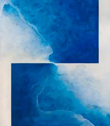 Damascene Moment: Blue and White